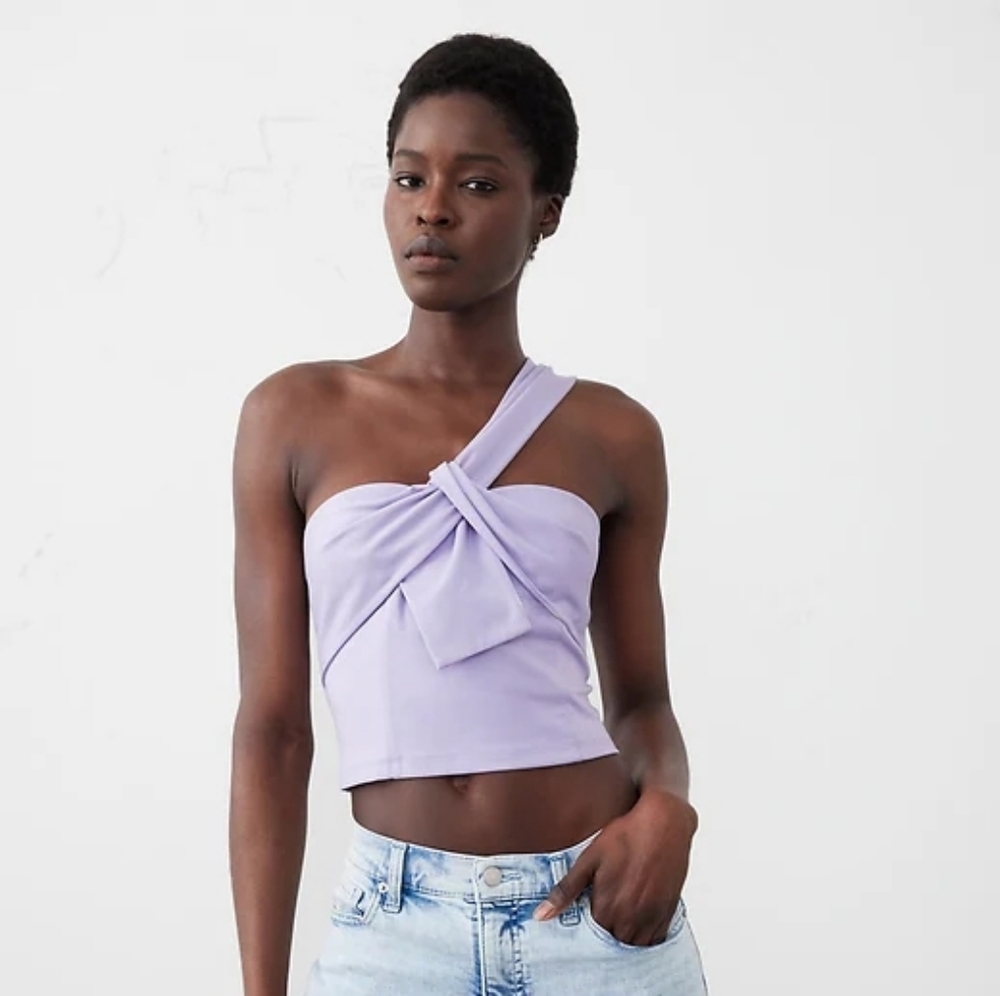 Banana Republic Factory Lavender Tank Top with Bow
